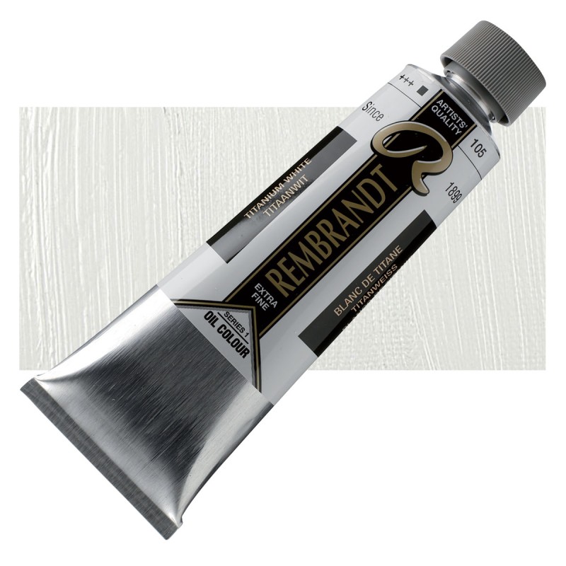 Rembrandt : Yağlı Boya : 150 ml : Titanium White (Safflower Oil)