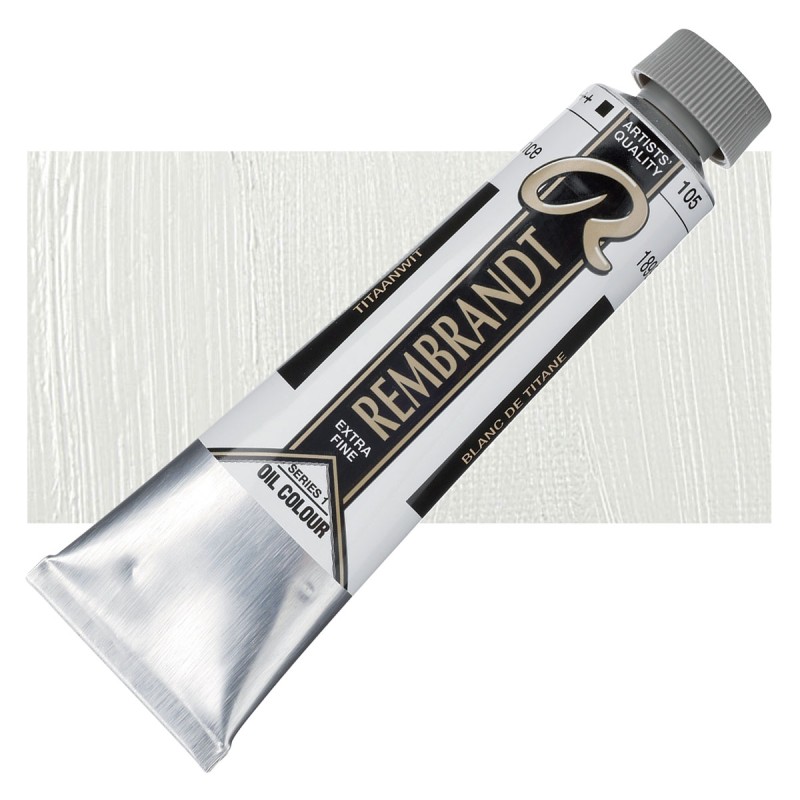 Rembrandt : Yağlı Boya : 40 ml : Titanium White (Safflower Oil)