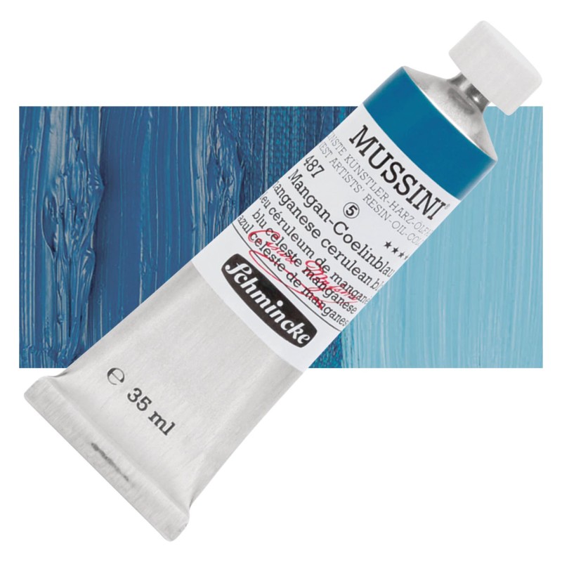 Schmincke : Mussini Yağlı Boya : 35 ml : Manganese Cerulean Blue