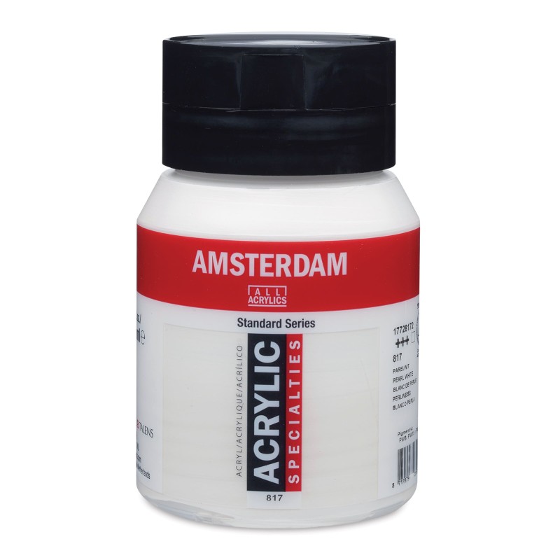 Amsterdam : Standart Akrilik Boya : 500 ml : Pearl White