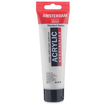 Amsterdam : Standart Akrilik Boya : 120 ml : Pearl White