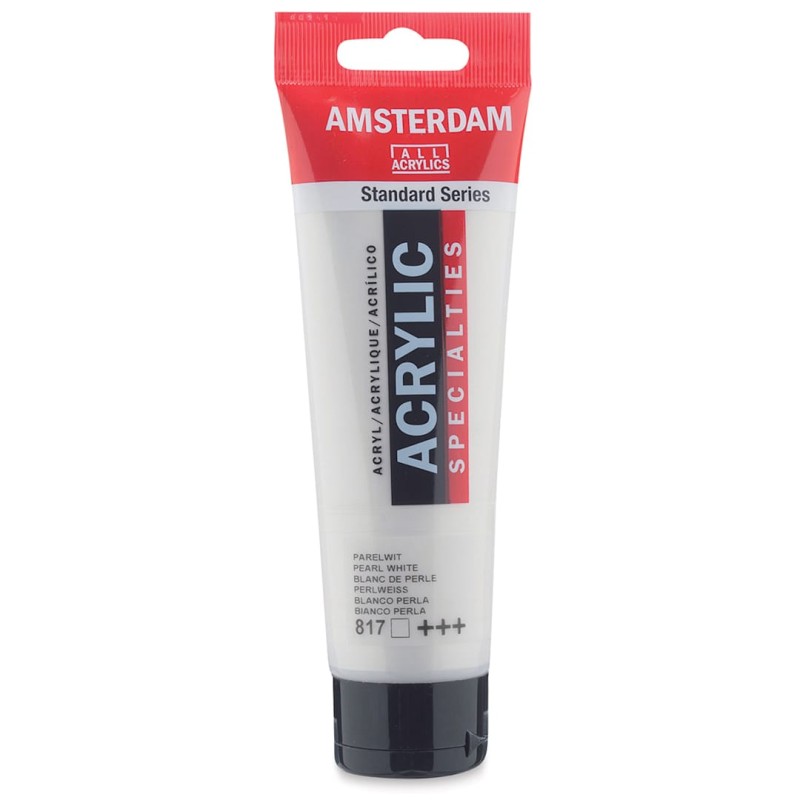 Amsterdam : Standart Akrilik Boya : 120 ml : Pearl White
