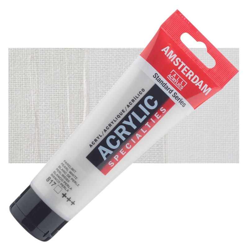 Amsterdam : Standart Akrilik Boya : 120 ml : Pearl White