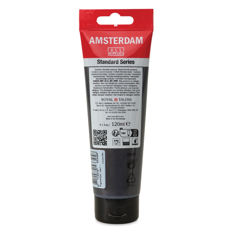 Amsterdam : Standart Akrilik Boya : 120 ml : Metallic Black
