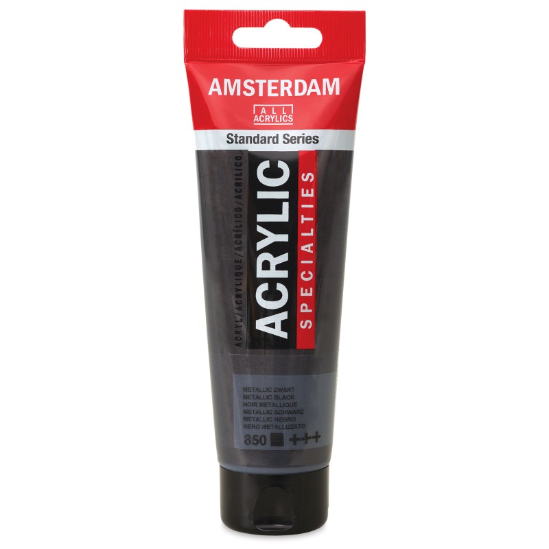 Amsterdam : Standart Akrilik Boya : 120 ml : Metallic Black