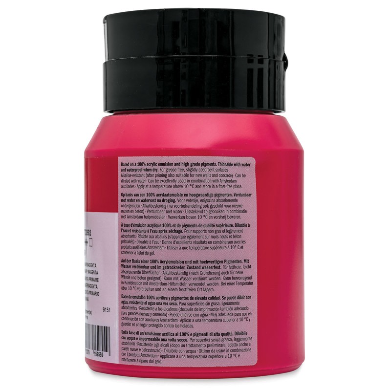 Amsterdam : Standart Akrilik Boya : 500 ml : Primary Magenta