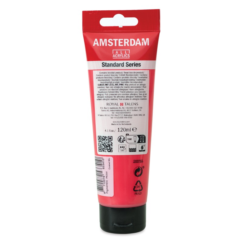 Amsterdam : Standart Akrilik Boya : 120 ml : Metallic Red