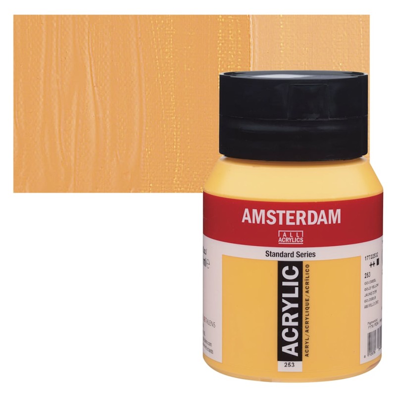 Amsterdam : Standart Akrilik Boya : 500 ml : Gold Yellow