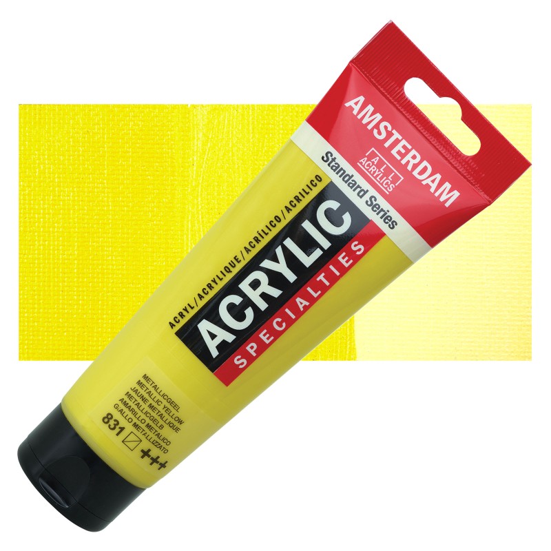 Amsterdam : Standart Akrilik Boya : 120 ml : Metallic Yellow