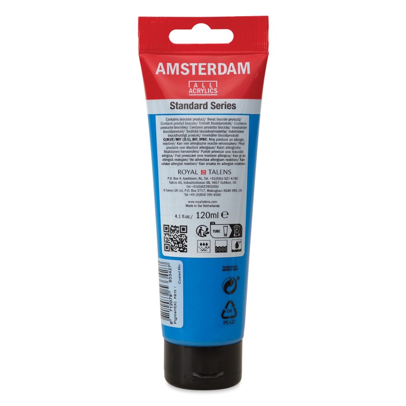 Amsterdam : Standart Akrilik Boya : 120 ml : Metallic Blue