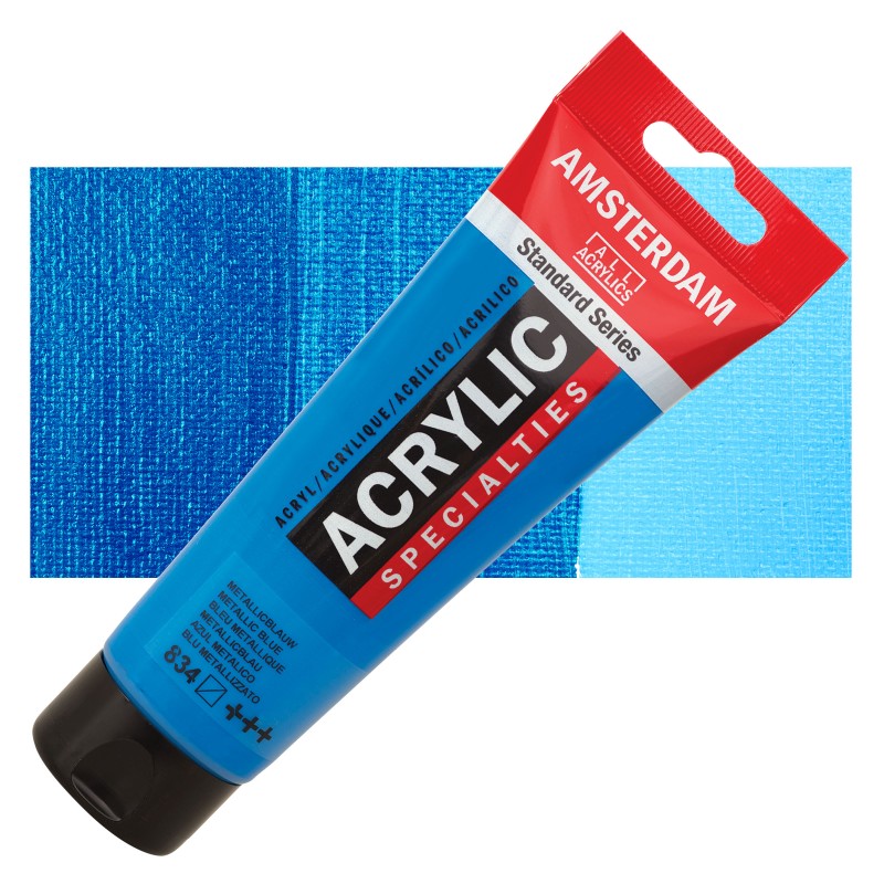Amsterdam : Standart Akrilik Boya : 120 ml : Metallic Blue