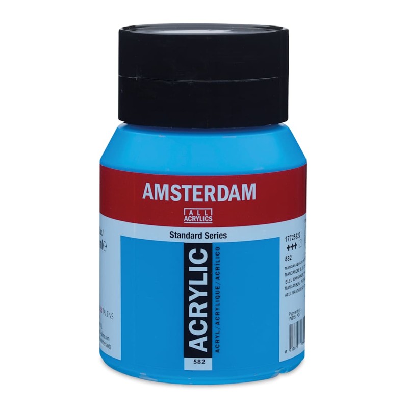 Amsterdam : Standart Akrilik Boya : 500 ml : Manganese Blue Phthalo