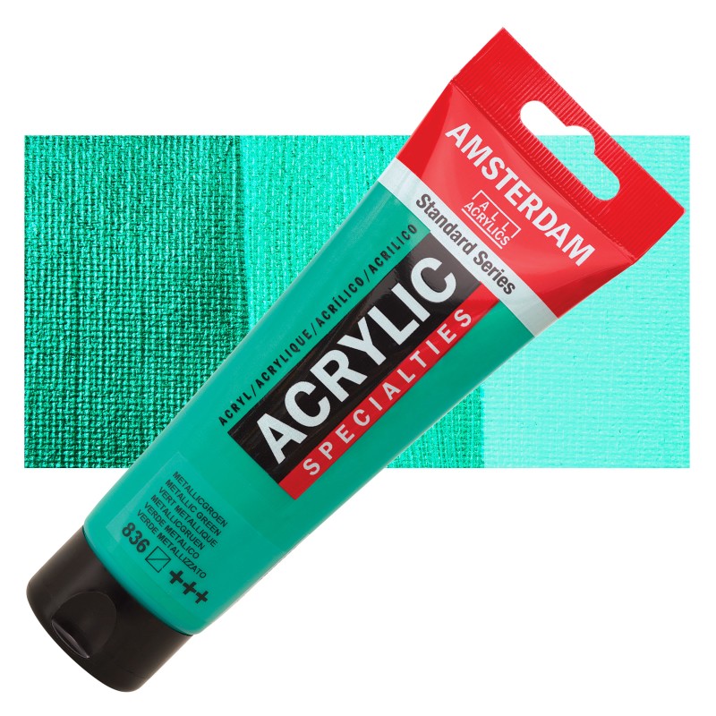 Amsterdam : Standart Akrilik Boya : 120 ml : Metallic Green
