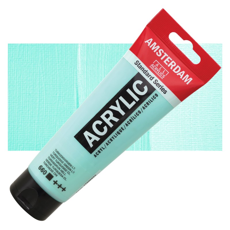 Amsterdam : Standart Akrilik Boya : 120 ml : Turquoise Green Light