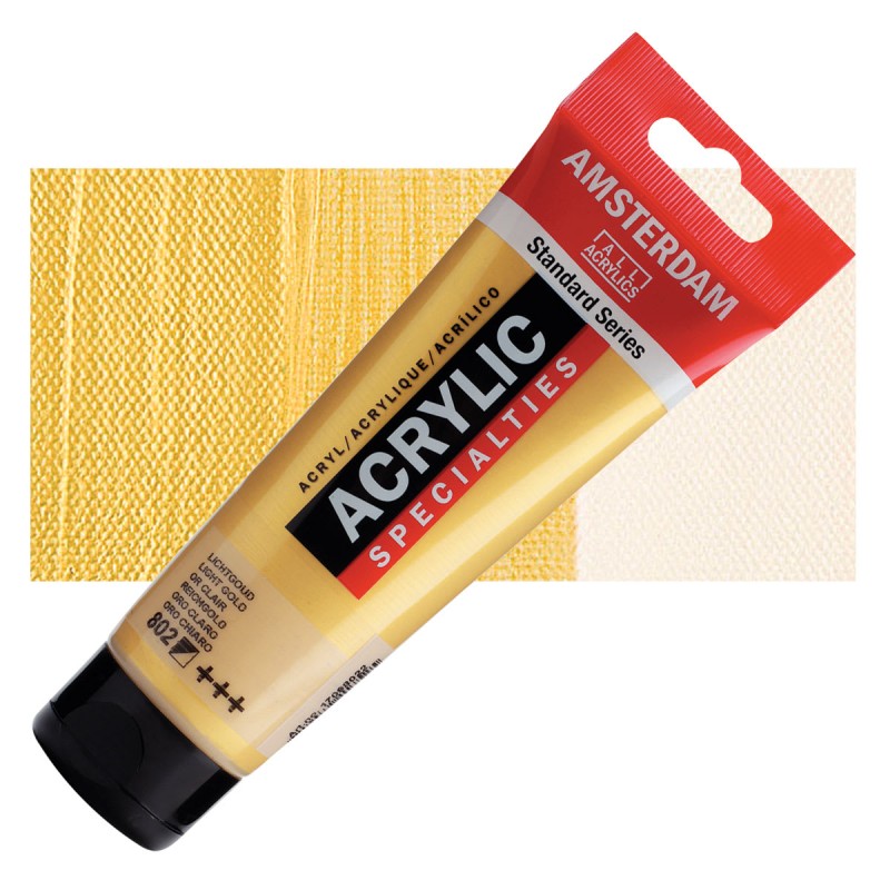 Amsterdam : Standart Akrilik Boya : 120 ml : Light Gold