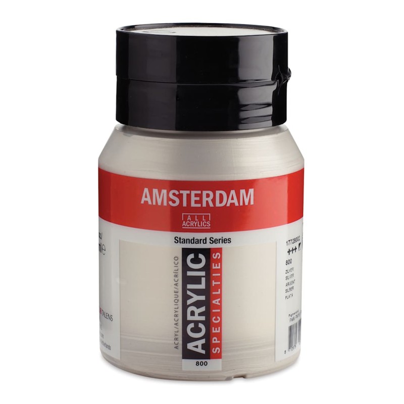 Amsterdam : Standart Akrilik Boya : 500 ml : Silver