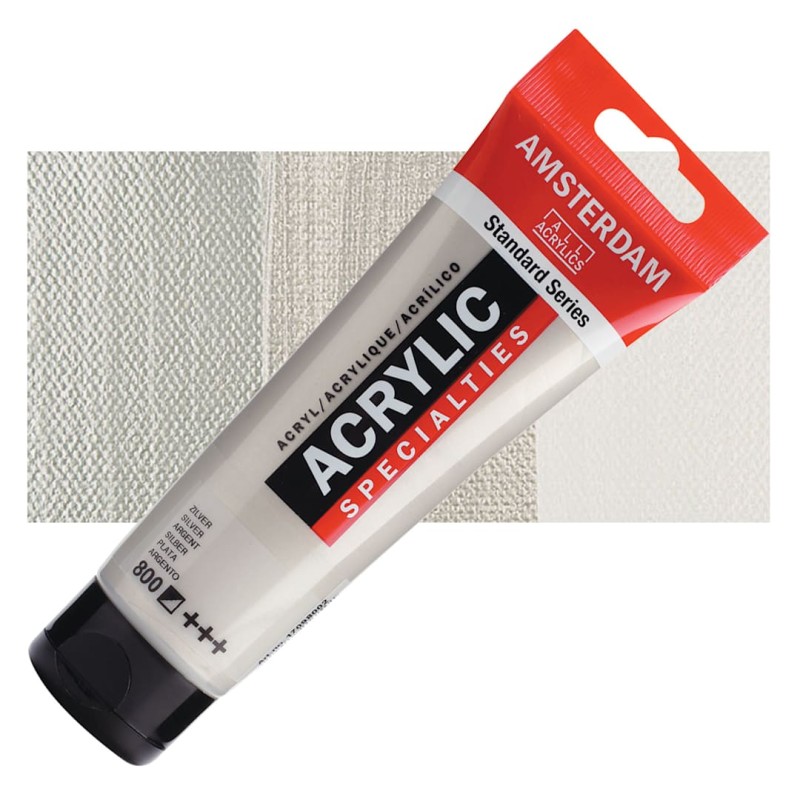Amsterdam : Standart Akrilik Boya : 120 ml : Silver