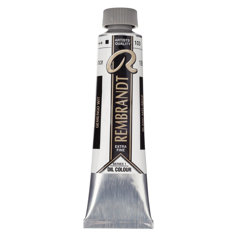 Rembrandt : Yağlı Boya : 40 ml : Mixed White (Safflower Oil)