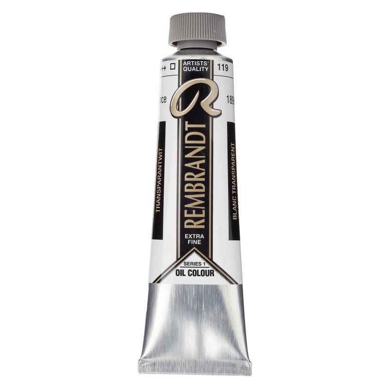 Rembrandt : Yağlı Boya : 40 ml : Transparent White (Safflower Oil)