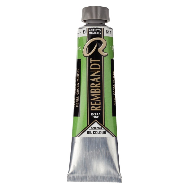 Rembrandt : Yağlı Boya : 40 ml : Permanent Green Medium