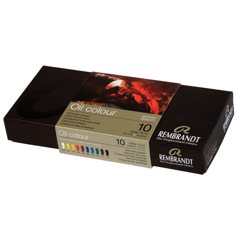 Rembrandt : Yağlı Boya Seti : Basic Set : 10 Renk x 15 ml