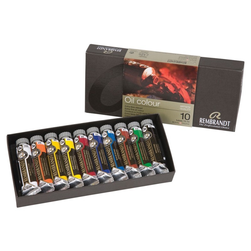 Rembrandt : Yağlı Boya Seti : Basic Set : 10 Renk x 15 ml