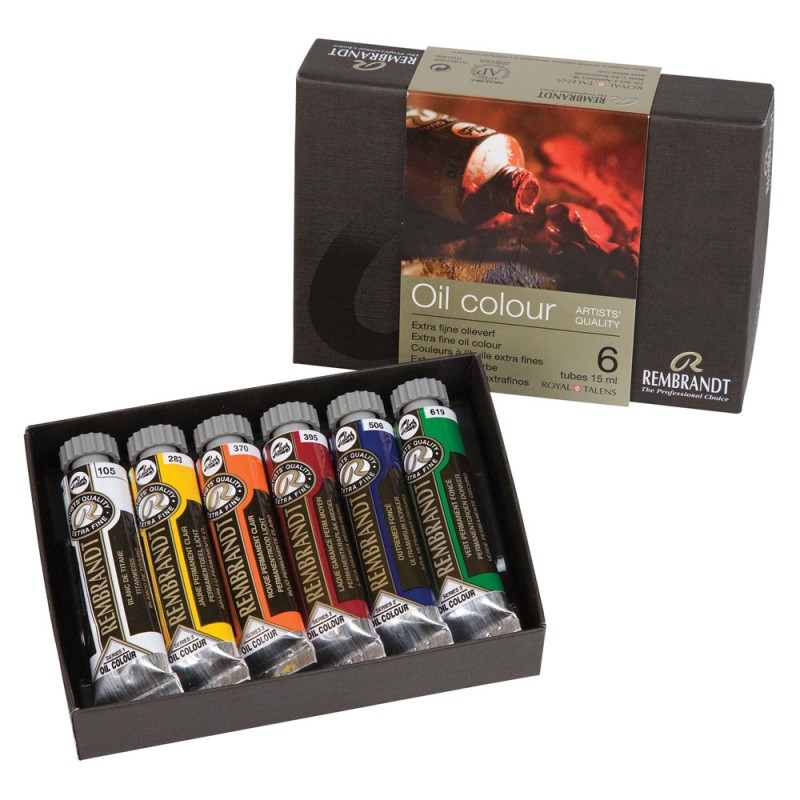 Rembrandt : Yağlı Boya Seti : Starter Set : 6 Renk x 15 ml