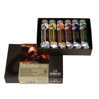 Rembrandt : Yağlı Boya Seti : Starter Set : 6 Renk x 15 ml