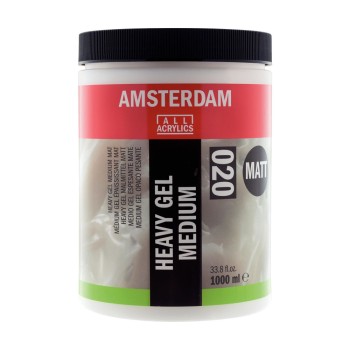 Amsterdam : Heavy Gel Medium : 020 : Matt : 1000 ml