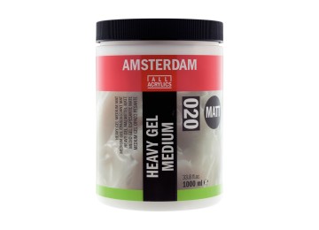 Amsterdam : Heavy Gel Medium : 020 : Matt : 1000 ml