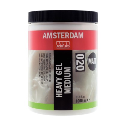 Amsterdam : Heavy Gel Medium : 020 : Matt : 1000 ml