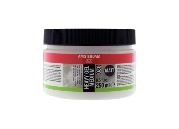 Amsterdam : Heavy Gel Medium : 020 : Matt : 250 ml