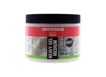 Amsterdam : Heavy Gel Medium : 020 : Matt : 500 ml