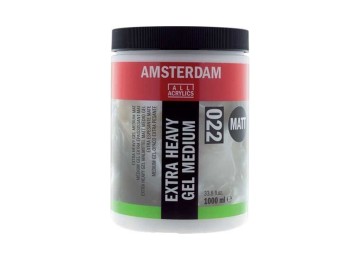 Amsterdam : Extra Heavy Gel Medium : 022 : Matt : 1000 ml
