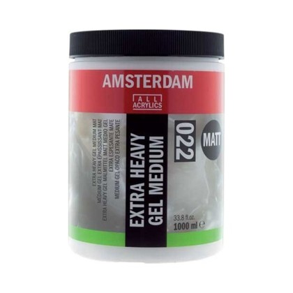 Amsterdam : Extra Heavy Gel Medium : 022 : Matt : 1000 ml