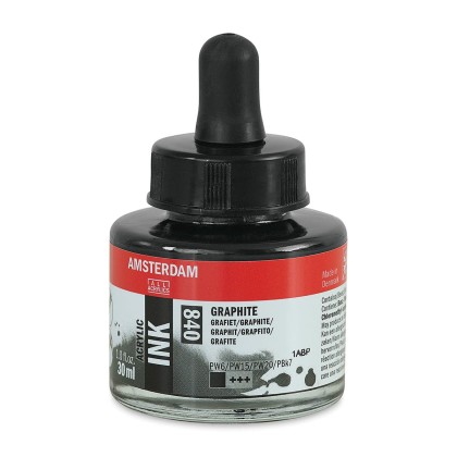 Amsterdam : Akrilik Mürekkep : 30 ml : Graphite