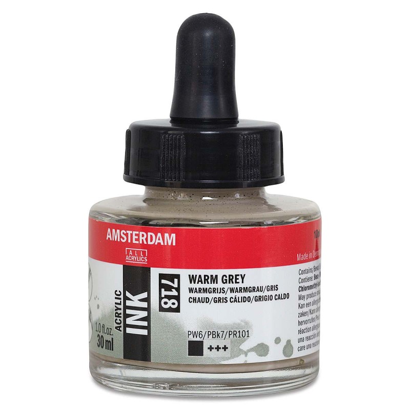 Amsterdam : Akrilik Mürekkep : 30 ml : Warm Grey