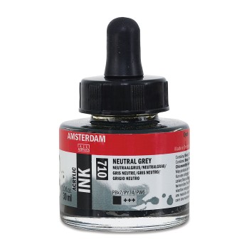 Amsterdam : Akrilik Mürekkep : 30 ml : Neutral Grey