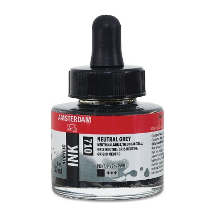 Amsterdam : Akrilik Mürekkep : 30 ml : Neutral Grey