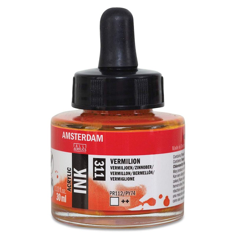 Amsterdam : Akrilik Mürekkep : 30 ml : Vermilion