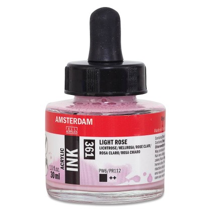 Amsterdam : Akrilik Mürekkep : 30 ml : Light Rose