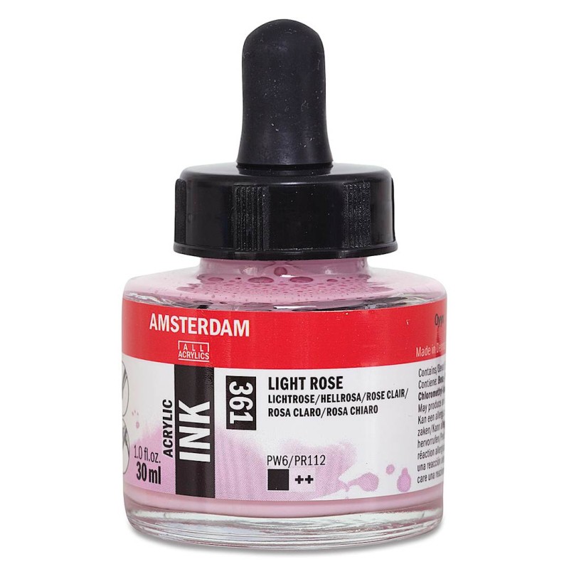 Amsterdam : Akrilik Mürekkep : 30 ml : Light Rose