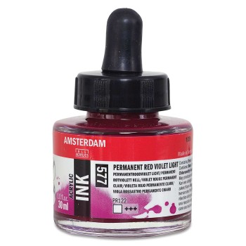 Amsterdam : Akrilik Mürekkep : 30 ml : Permanent Red Violet Light