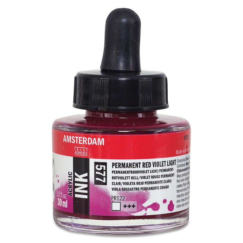 Amsterdam : Akrilik Mürekkep : 30 ml : Permanent Red Violet Light