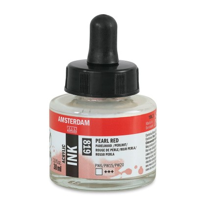 Amsterdam : Akrilik Mürekkep : 30 ml : Pearl Red