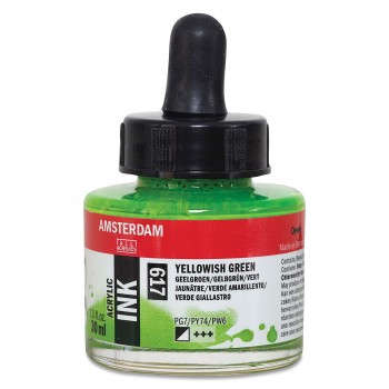 Amsterdam : Akrilik Mürekkep : 30 ml : Yellowish Green