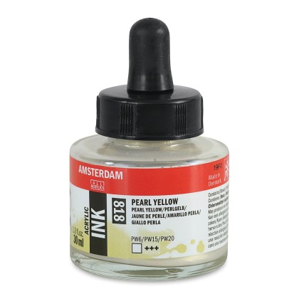 Amsterdam : Akrilik Mürekkep : 30 ml : Pearl Yellow