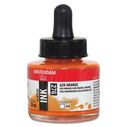 Amsterdam : Akrilik Mürekkep : 30 ml : Azo Orange