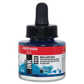 Amsterdam : Akrilik Mürekkep : 30 ml : Brilliant Blue