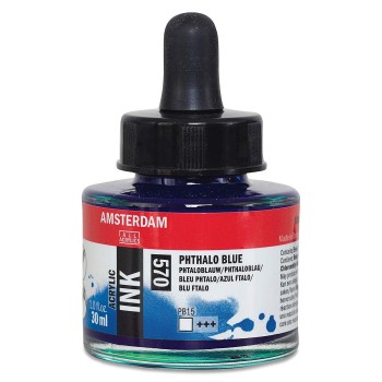 Amsterdam : Akrilik Mürekkep : 30 ml : Phthalo Blue